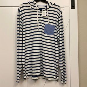 Charlestón long sleeve knit hoodie